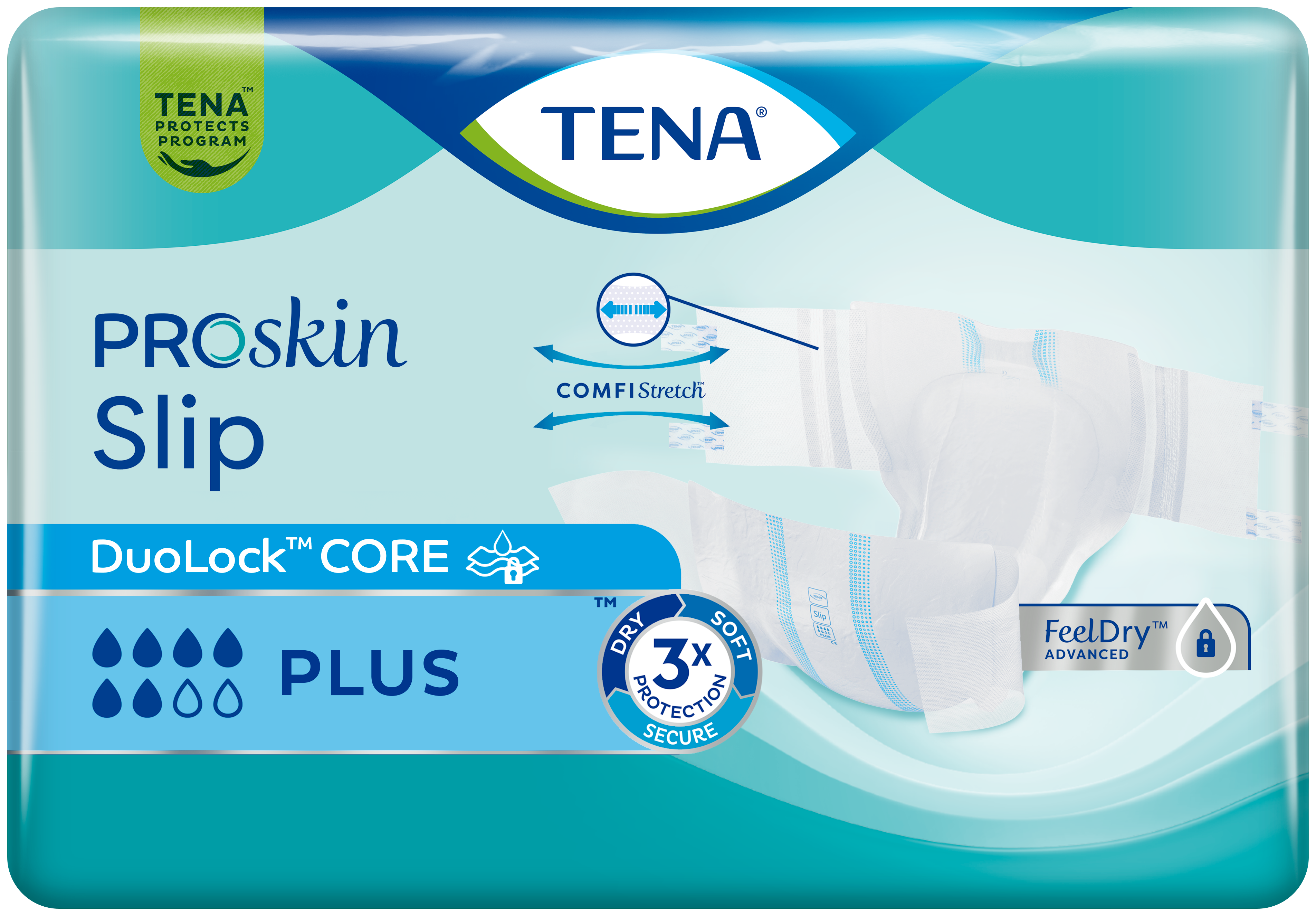 Packungsabbildung von TENA Proskin Slip Plus