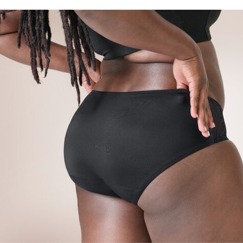 Gros plan sur le dos de la culotte absorbante lavable TENA Silhouette.