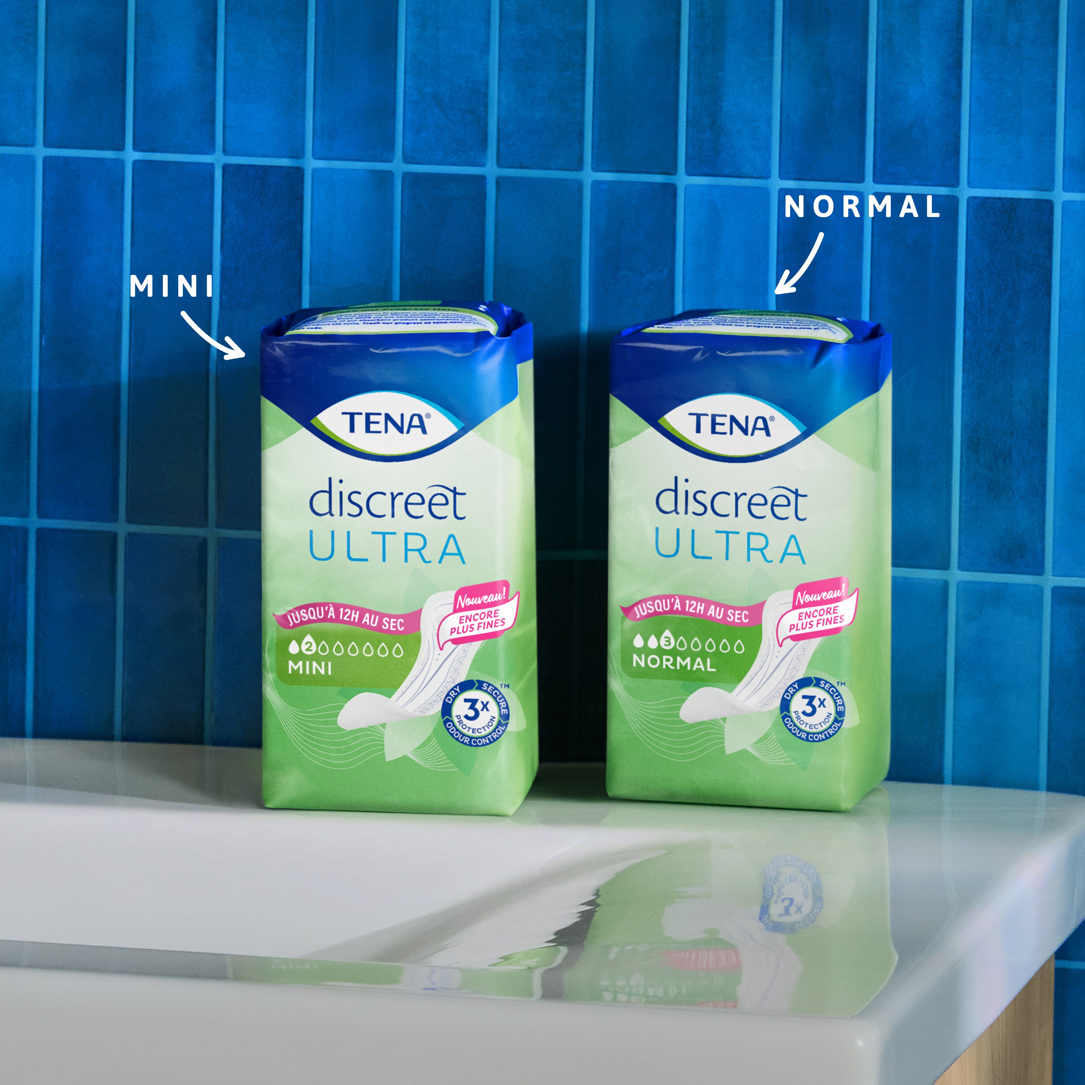 Serviette TENA Discreet Ultra Normal | Serviette pour fuites urinaires