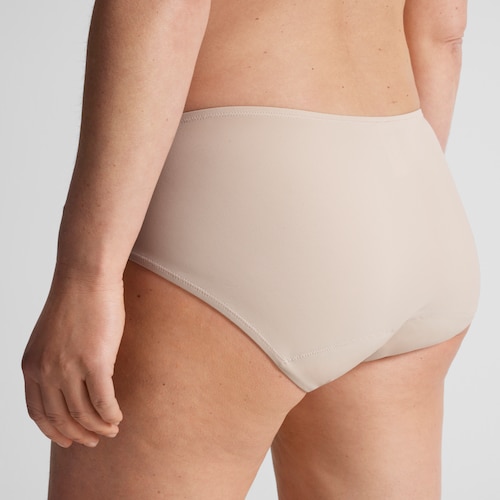 TENA Silhouette Washable pee-proof undies – Beige Hipster style.