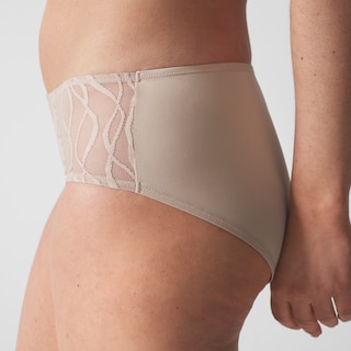 Culotte absorbante antifuite beige en version taille basse | lavable et réutilisable