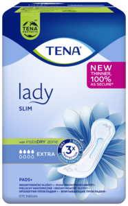 TENA Lady Slim Extra | Absorbant pentru controlul incontinenței, pentru o protecție excelentă