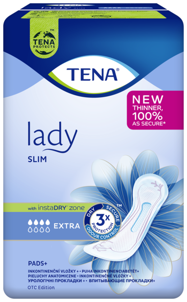 TENA Lady Extra | Womens incontinence pad with instant absorption