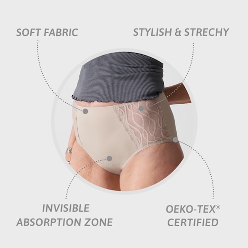 TENA Silhouette Washable Absorbent Underwear - A perfect balance of function and style