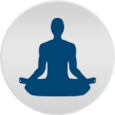 llustration of person in meditative pose