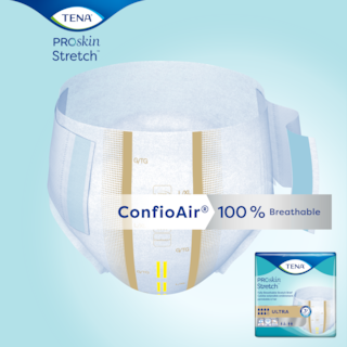 TENA Stretch Briefs Ultra are 100% breathable