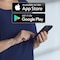 A app TENA SmartCare Family Care pode ser descarregada da App Store e da Google Play.