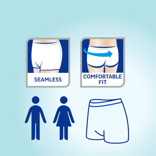 Tena Proskin Comfort Pants Reusable Knit Pant Brief Style Large / X-large,  36055, 2 Ct : Target