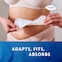 Person twisting the TENA Discreet Ultra Pad to show that it adapts, fits and absorbs Person twisting the TENA Discreet Ultra Pad to show that it adapts, fits and absorbs