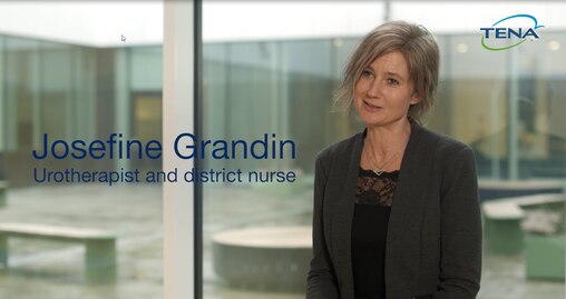 TENA Josefine Grandin, uroterapeutti ja kotisairaanhoitaja