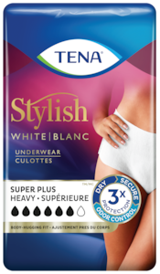 Tena 54950 Women Active Underwear, Super Plus, X-Large 48 x 64 White