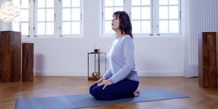 Yoga Pilates Übung - Der Berg