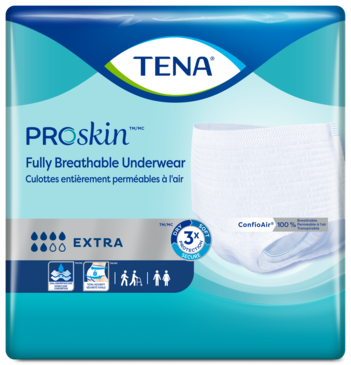 Culotte d’incontinence TENA ProSkinMC Extra respirante et avec triple protection