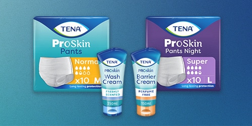 新しいTENA ProSkinパンツでトータルな安心を