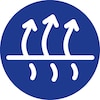 Icône du message clé Doux et respirant de TENA