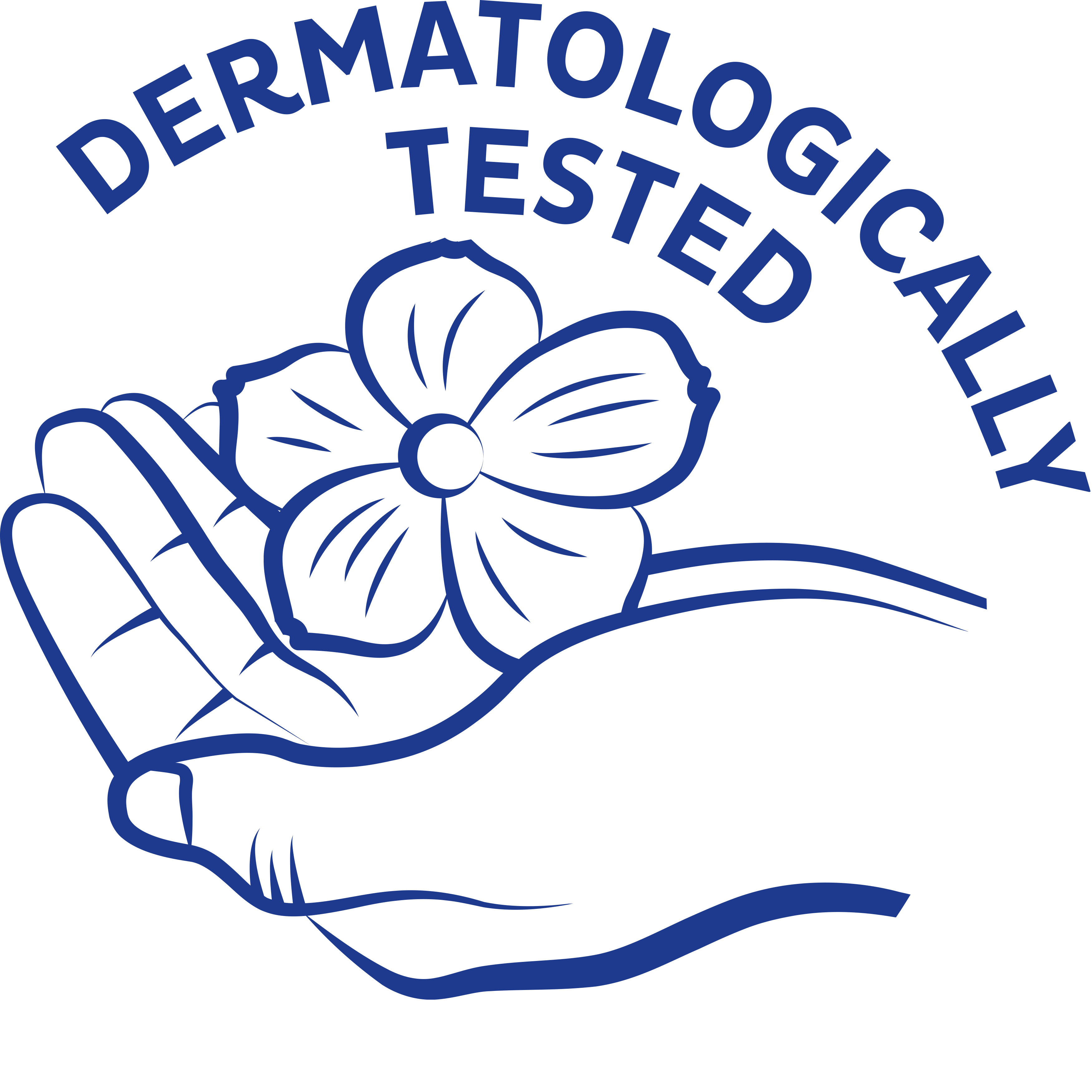 Symbol für Tenas Claim „dermatologisch getestet“