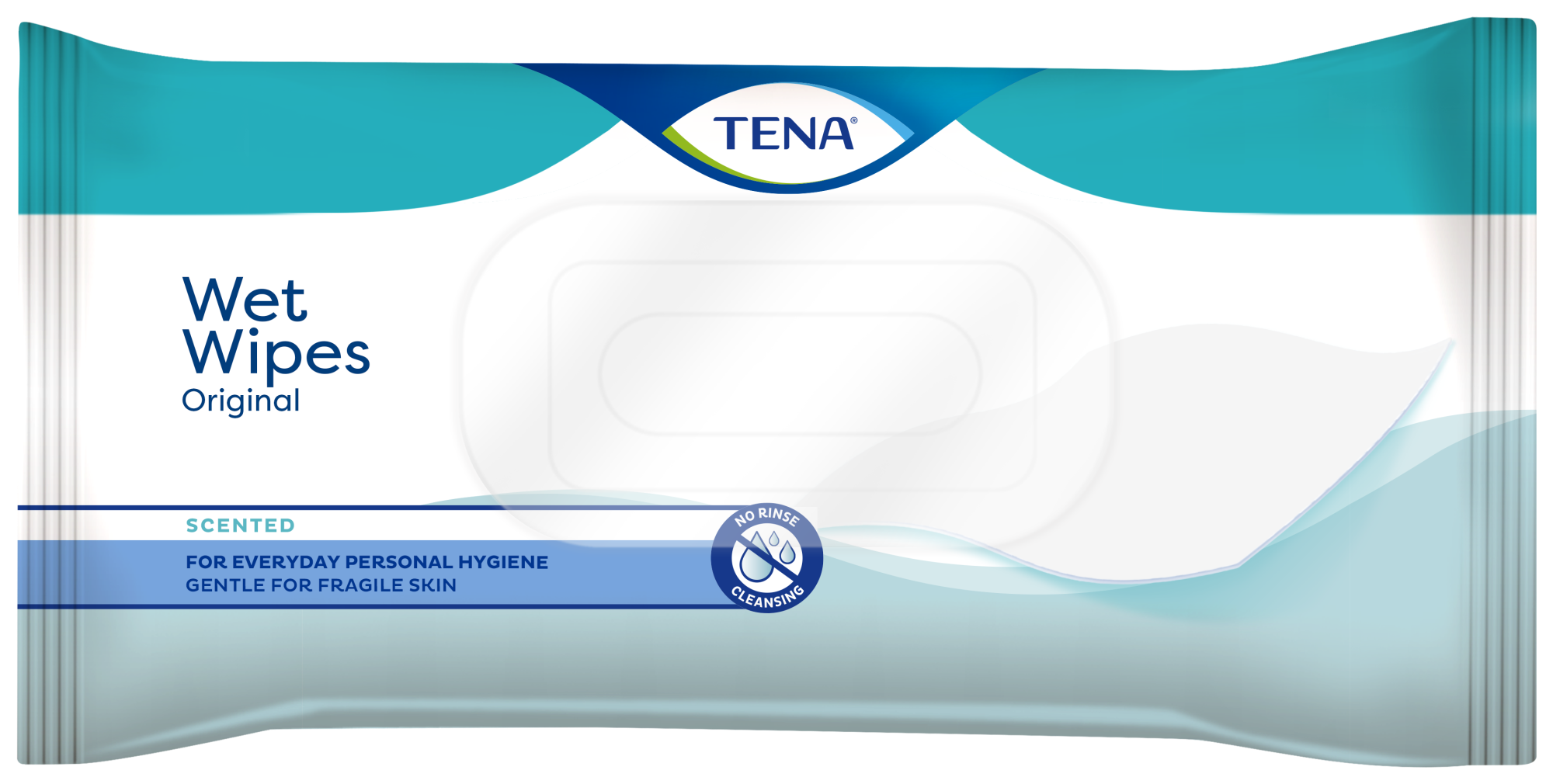 TENA Wet Wipes Original mitrās salvetes | Aromatizētās