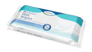 TENA ProTection Wet Wipes mitrās salvetes | Aromatizētās