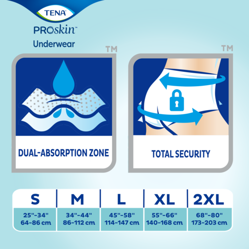 TENA ProSkin™ Extra Breathable incontinence Underwear with Triple Protection