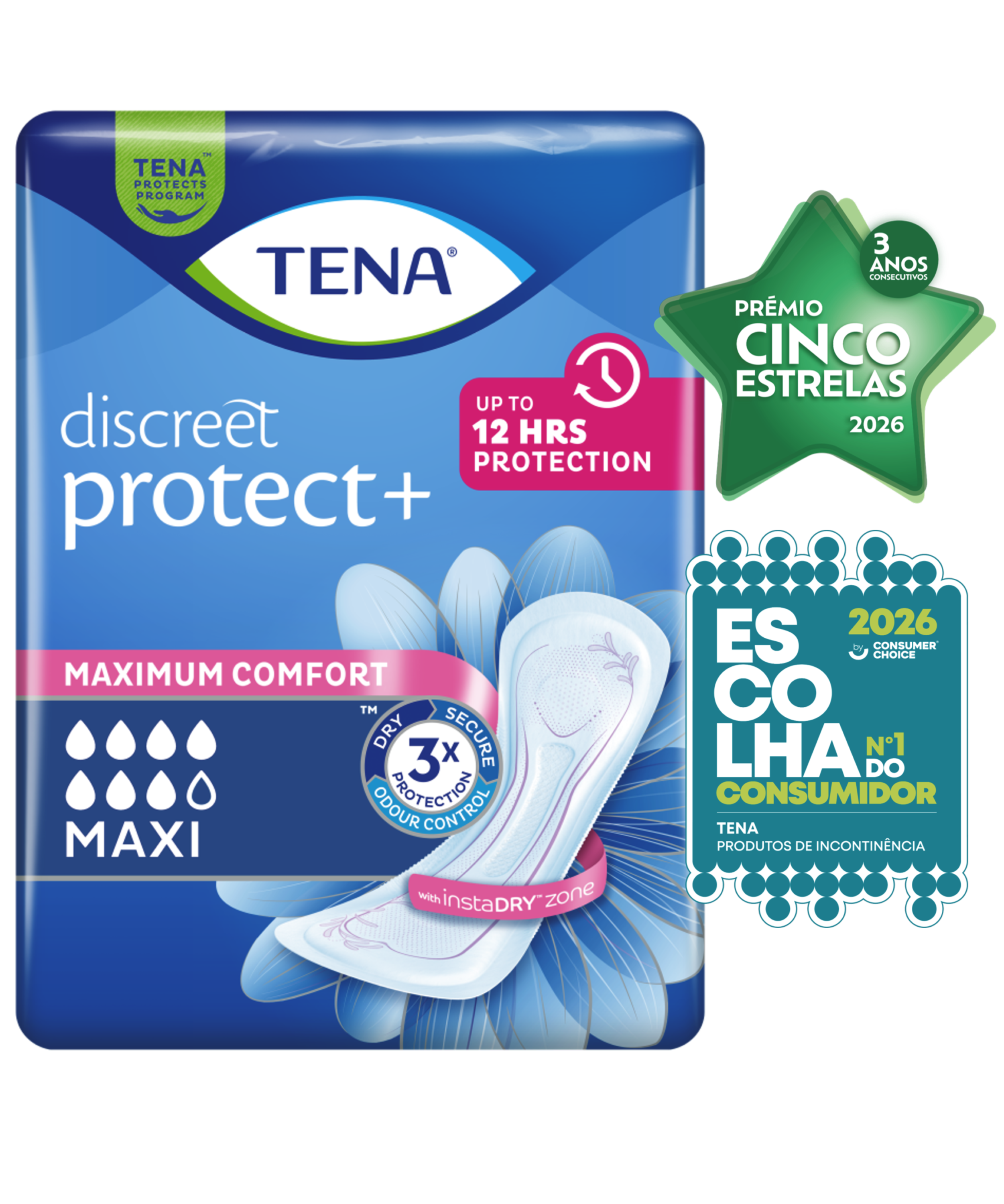TENA Discreet Protect+ Maxi