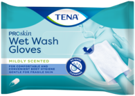TENA ProSkin Wet Wash Gloves | Mildly scented 