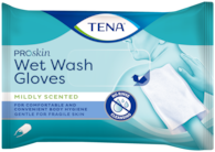 TENA Wet Wash Gloves ProSkin | Parfum léger 