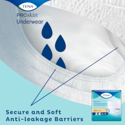 Culotte d’incontinence avec douces barrières antifuites sécuritaires