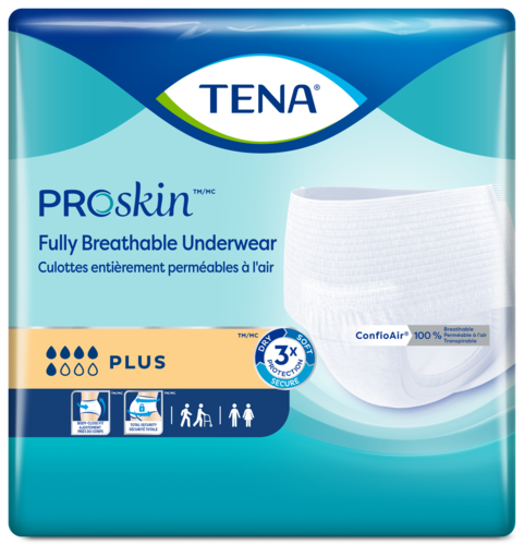 Unisex Panties - TENA ProSkin™ - Plus Absorbency - Fully Breathable