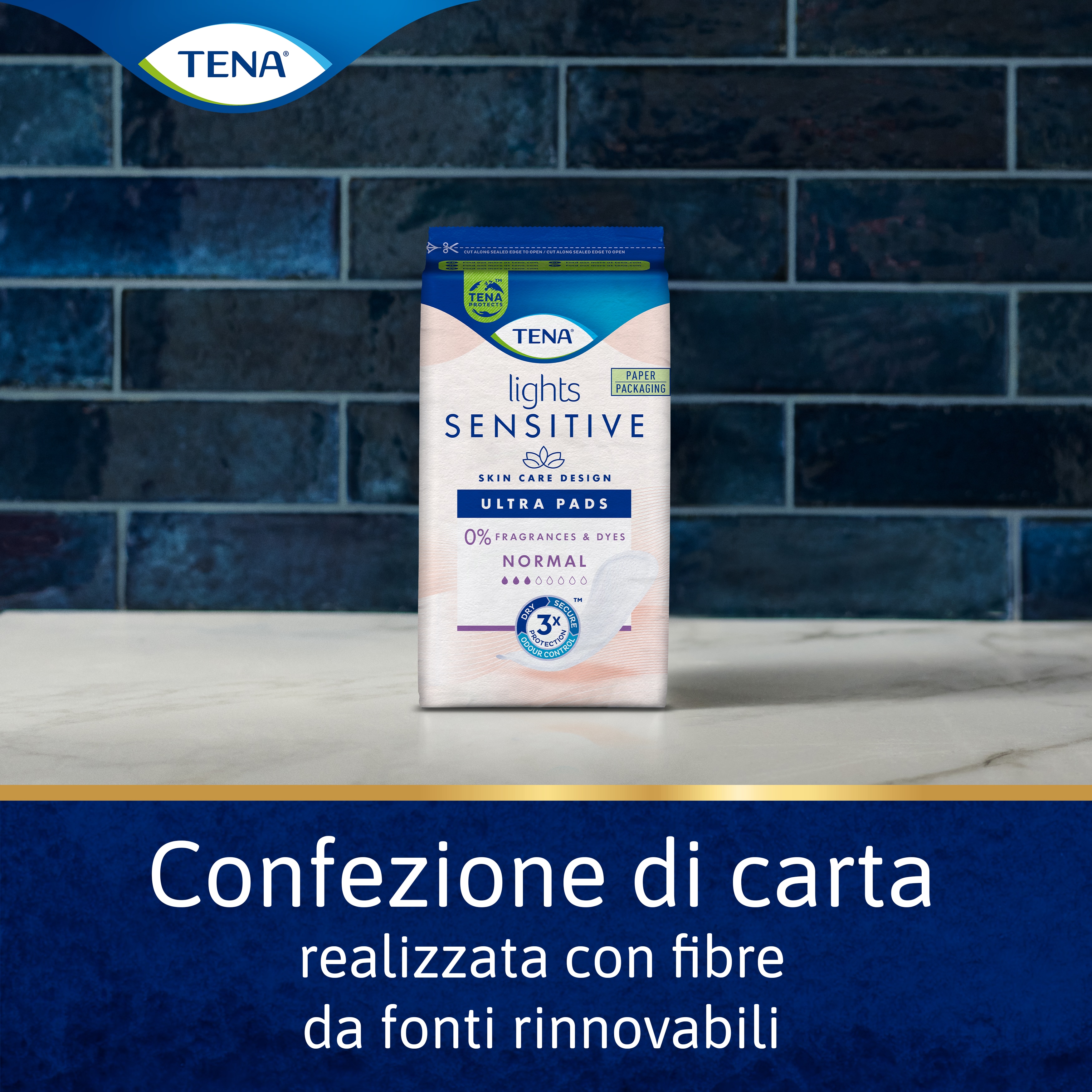 Imballaggi cartacei realizzati con fibre rinnovabili