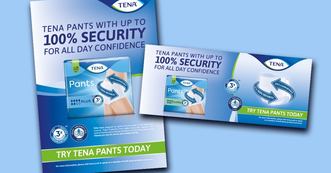 Tena's unisex pants range