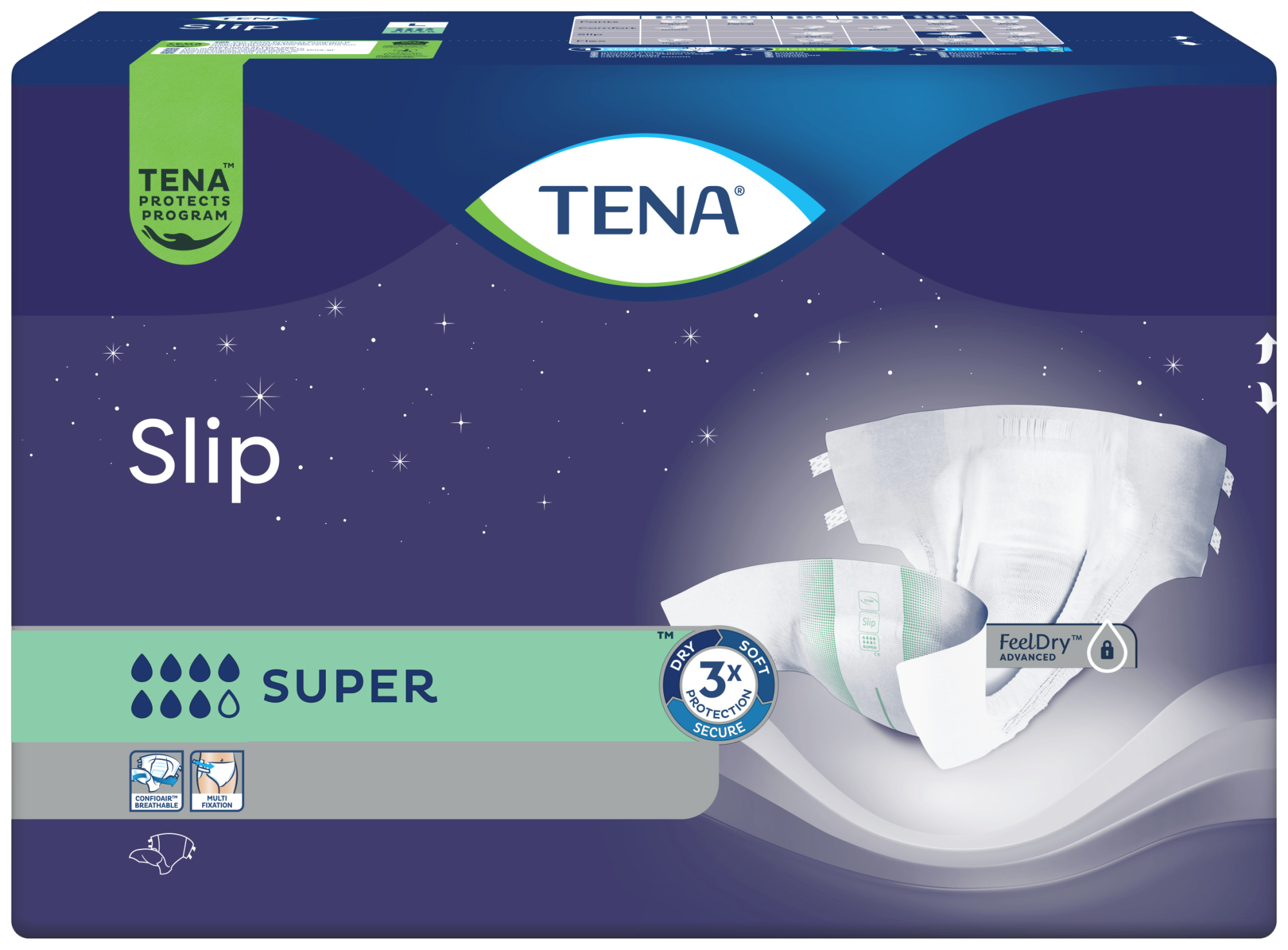 TENA Slip Super | Proizvod za celokupnu zaštitu od inkontinencije 