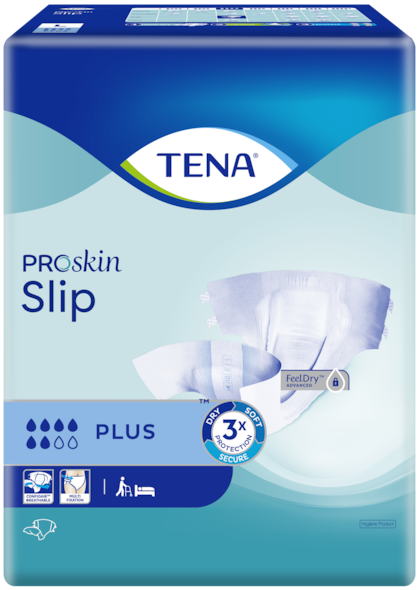 TENA ProSkin Slip Plus | All-in-one incontinence protection with tabs