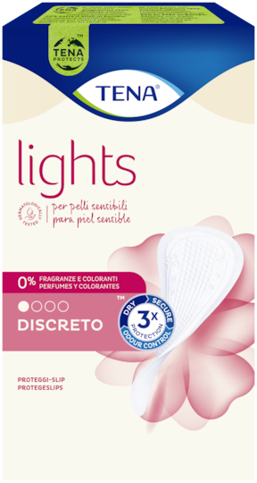 Proteggi-slip per incontinenza leggera TENA lights | Per pelli sensibili