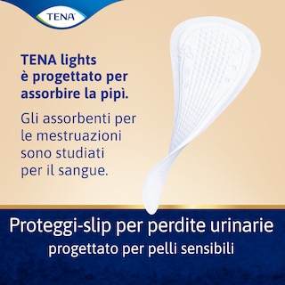 Proteggi-slip per incontinenza specifico per pelli sensibili