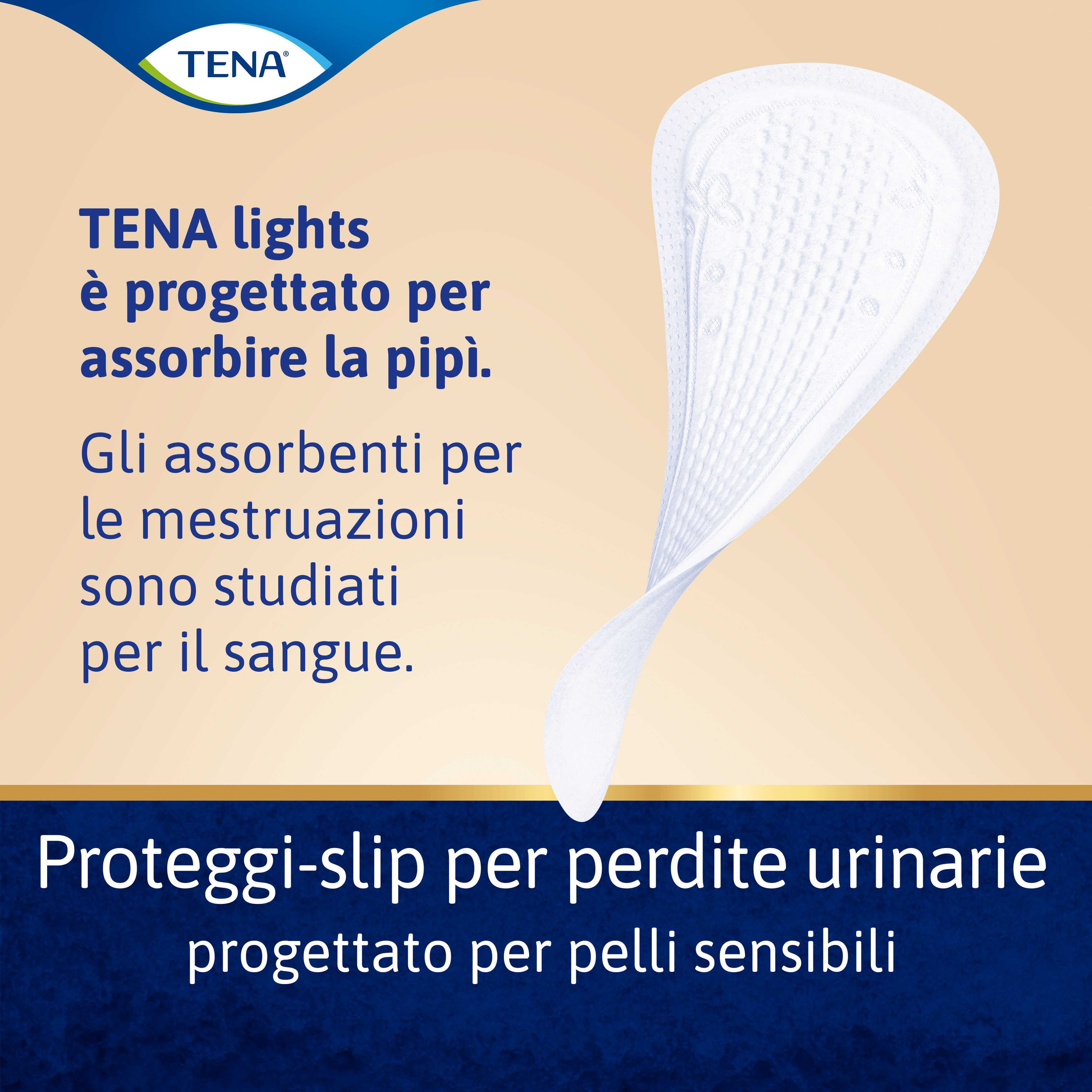 Proteggi-slip per incontinenza specifico per pelli sensibili