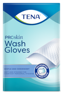 TENA Wash Gloves ProSkin | 50 pièces
