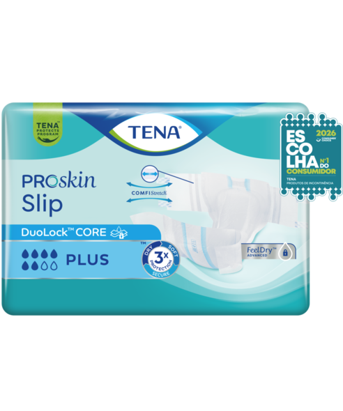 TENA ProSkin Slip Plus | Proteção completa para incontinência