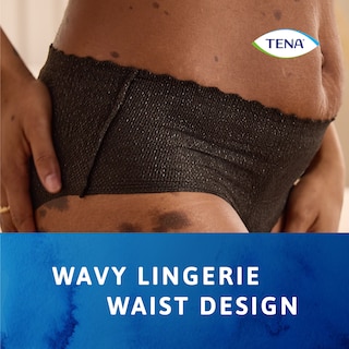 Bordo ondulato delle mutandine TENA Silhouette