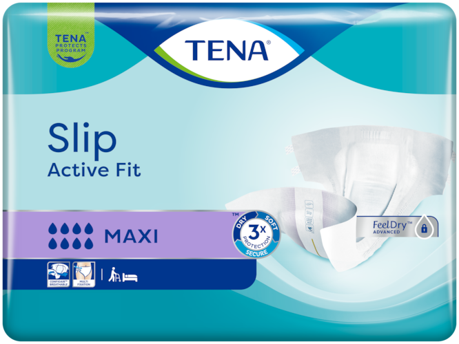 TENA Slip Active Fit Maxi  All-in-one adult incontinence diaper