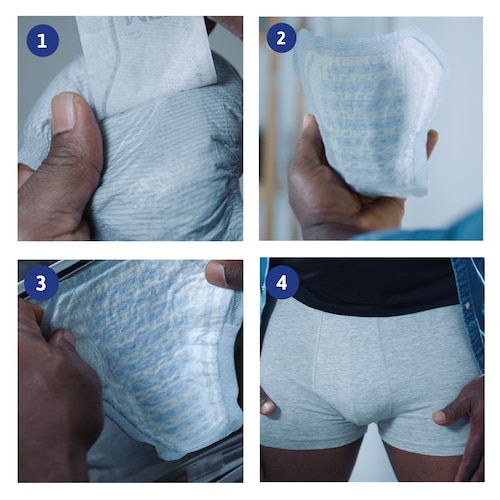 How to use TENA Men Protectors