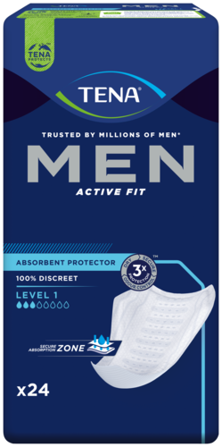 一度使用　TENTIAL ネイビーL 薄手 tena-men-absorbent-protector-