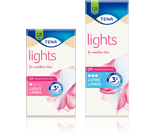 Protège-slips pour incontinence TENA lights Protège-slips pour incontinence TENA lights