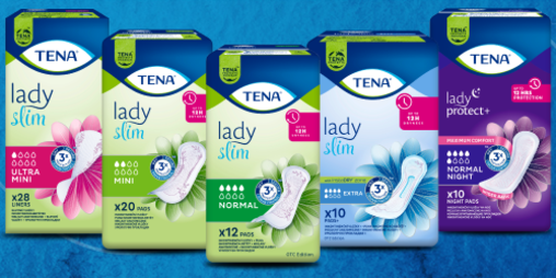 Ассортимент продукції TENA Lady