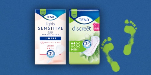 Verpakkingen TENA-inlegkruisjes en -incontinentieverbanden 