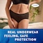 Woman wearing TENA Silhouette that gives real underwear feeling and safe protection