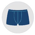 Illustration of a pair of washable boxers