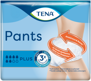 TENA Pants Plus udobne gaćice za inkontinenciju, koje se navlače, i za muškarce i žene