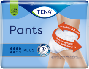 TENA Pants Plus chiloți delicați, de tip pull-up, pentru incontinență concepuți bărbați și femei