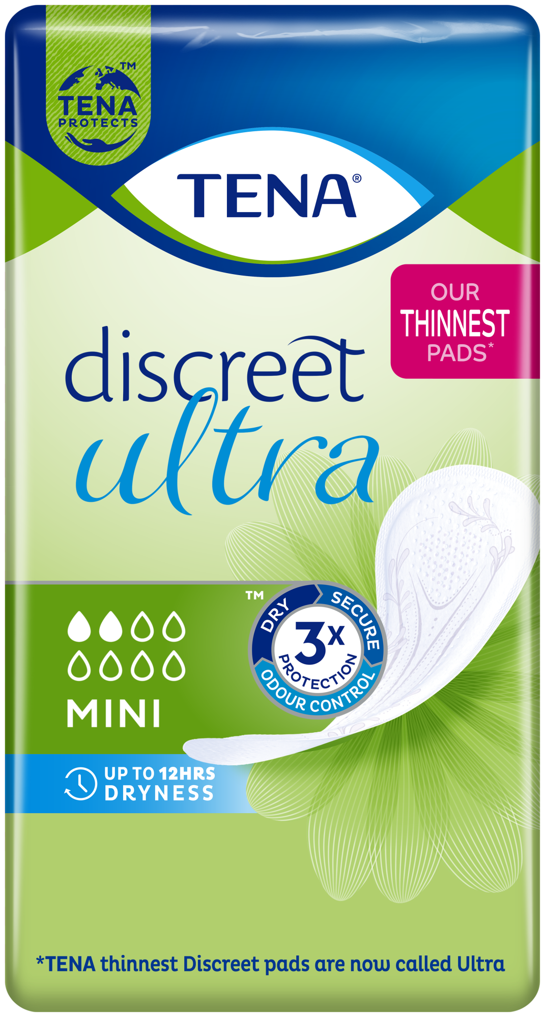 TENA Discreet Ultra Pad Mini | Incontinence pad