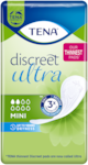„TENA Discreet Mini Ultra“ | Šlapimo nelaikančioms moterims skirti paketai